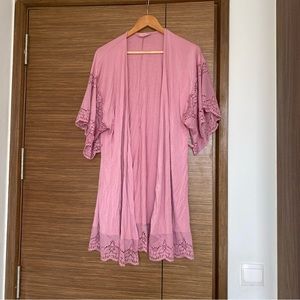 Eberjey Beatrix Tencel Modal Robe Foxglove Size Medium